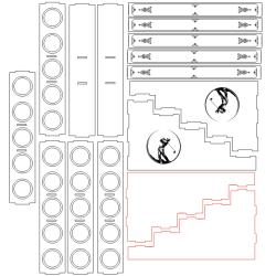 Plan Téléchargeable : Présentoir 25 Balles de Golf (Contreplaqué 3 mm)