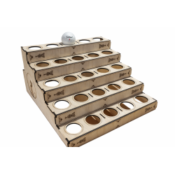 Plan Téléchargeable : Présentoir 25 Balles de Golf (Contreplaqué 3 mm)