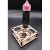 Présentoir Box pour Flacons Vaporette – 4 trous Ø32 mm