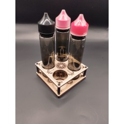 Présentoir Box pour Flacons Vaporette – 4 trous Ø32 mm
