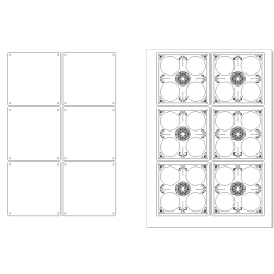 Présentoir Box pour Flacons Vaporette – 4 trous Ø32 mm