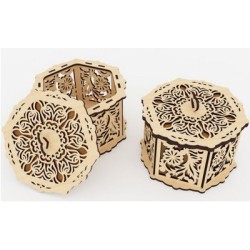 Plan Téléchargeable – Boîte à Bonbons 130 × 60 mm (Découpe Laser – CP 3 mm)