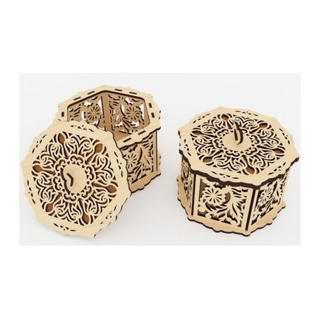 Plan Téléchargeable – Boîte à Bonbons 130 × 60 mm (Découpe Laser – CP 3 mm)